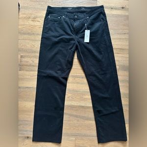 AG Adriano Goldschmied The Protege Straight Leg Jeans Size 36x34 | Color: Black